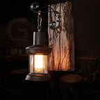 Wood Industrial Wall Light