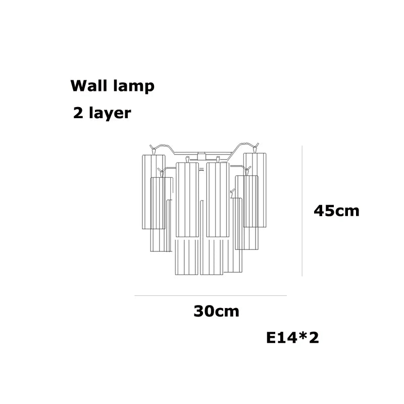 Art Glass Dimmable LED Chandelier