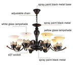 Glass Vintage Chandelier