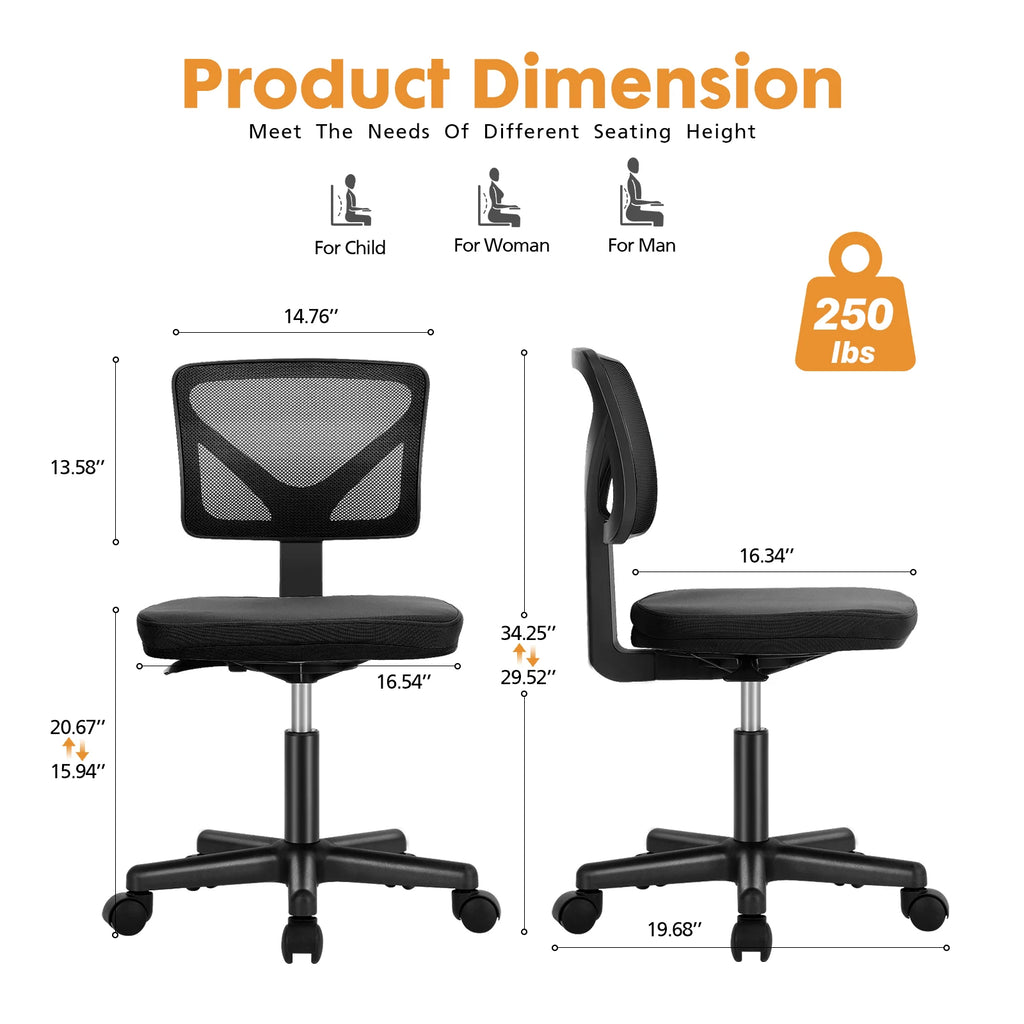 Mesh Adjustable Ergonomic Recliner