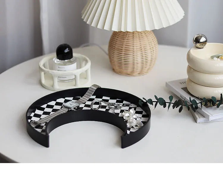 Checkerboard Desktop Valet Tray