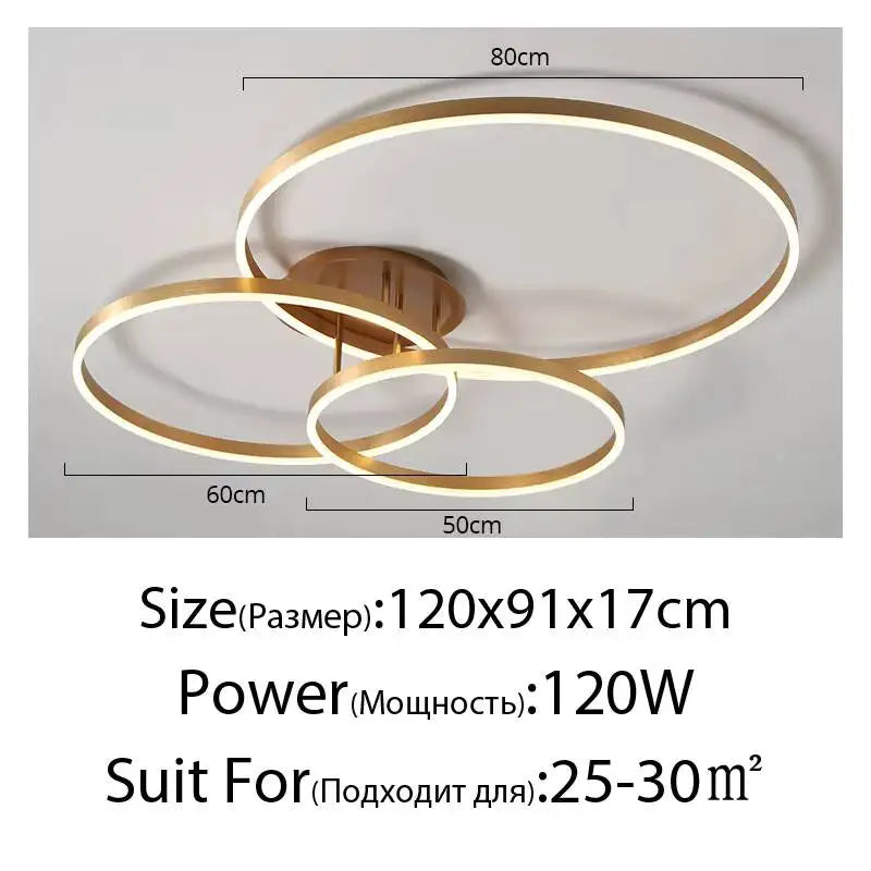 Circle LED Chandelier