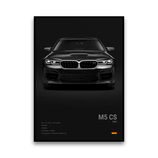 Classic Performance Car Canvas Print