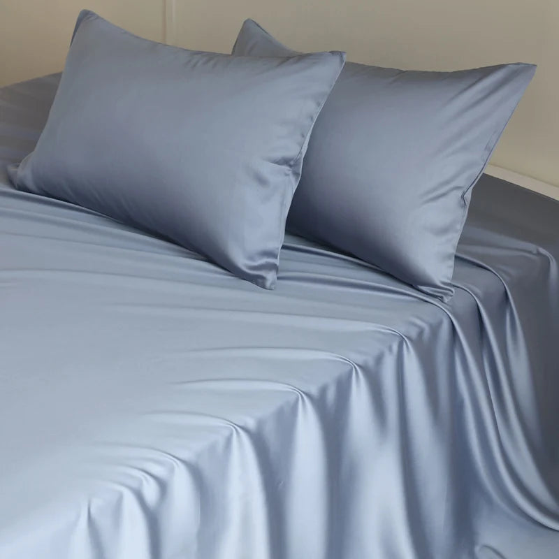 100% Silk Bed Sheet Set Luxury Mulberry Silk Bedding Sets Twin Full Double Queen King Size Fitted Sheet Flat Sheet Pillowcase