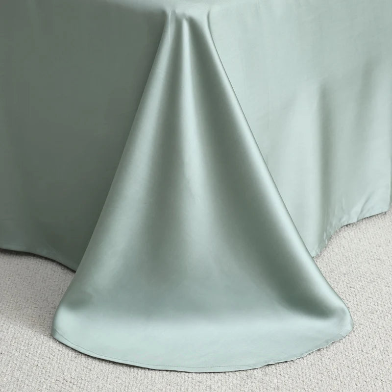100% Silk Bed Sheet Set Luxury Mulberry Silk Bedding Sets Twin Full Double Queen King Size Fitted Sheet Flat Sheet Pillowcase