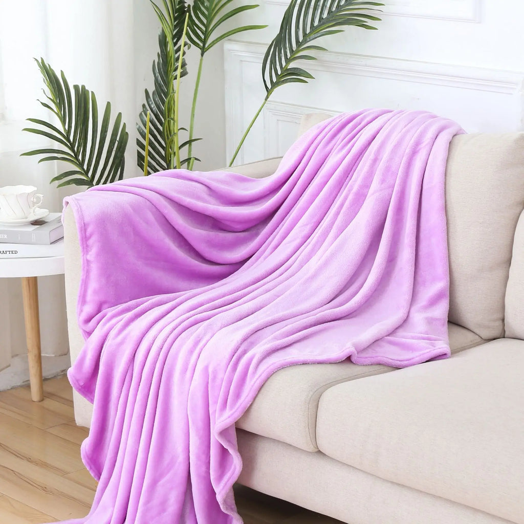Coral Fleece Throw Blanket