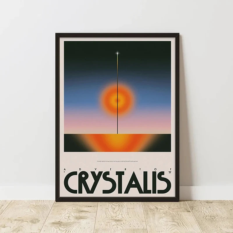 Retro Abstract Composition Canvas Print
