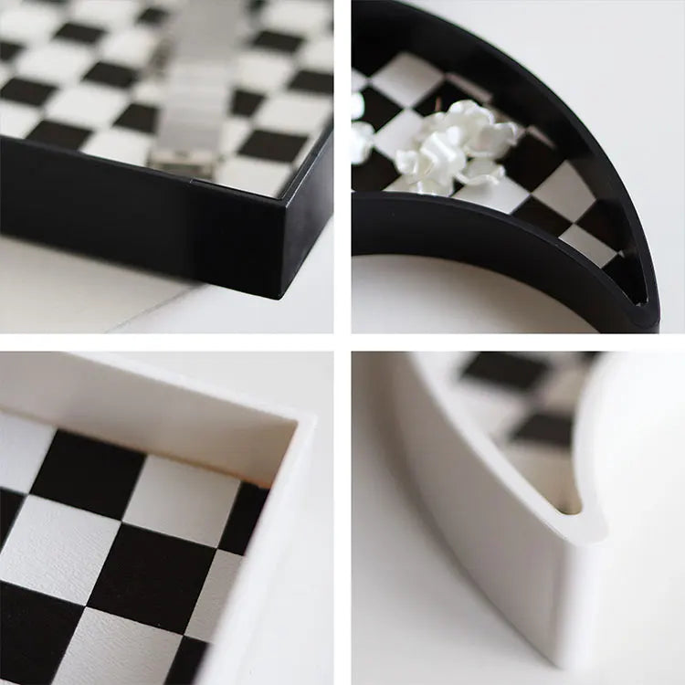 Checkerboard Desktop Valet Tray