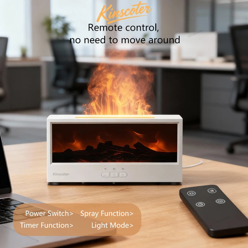 Color-Changing Fireplace Aroma Diffuser