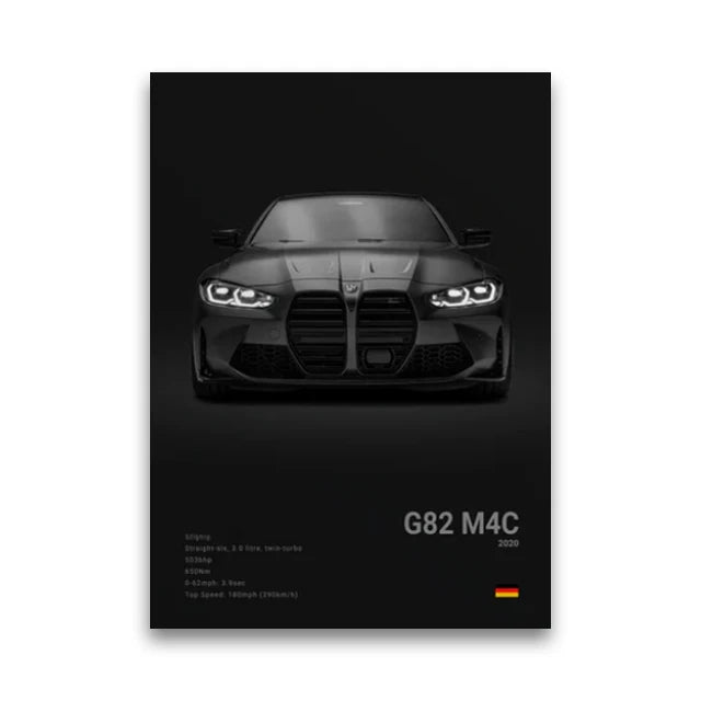 Classic Performance Car Canvas Print