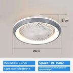 6-Speed Remote-Control Ceiling Fan with Light
