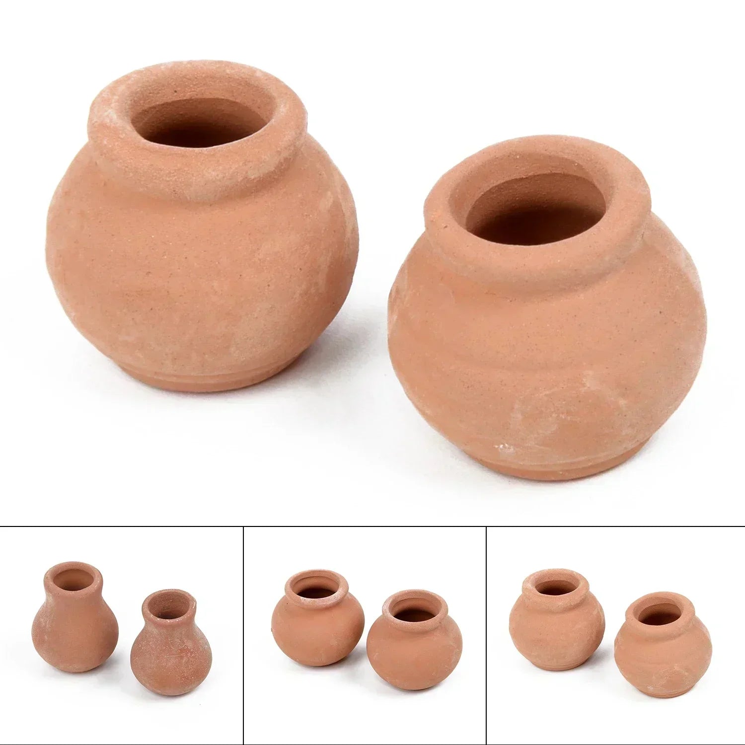 Mini Terracotta Planter Set