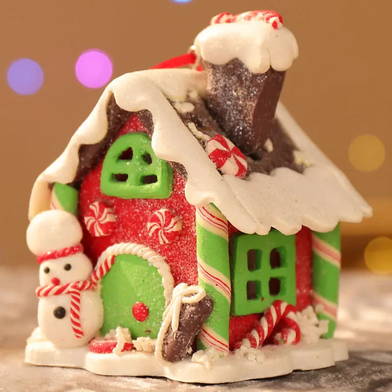 Gingerbread LED pendant ornament product detail