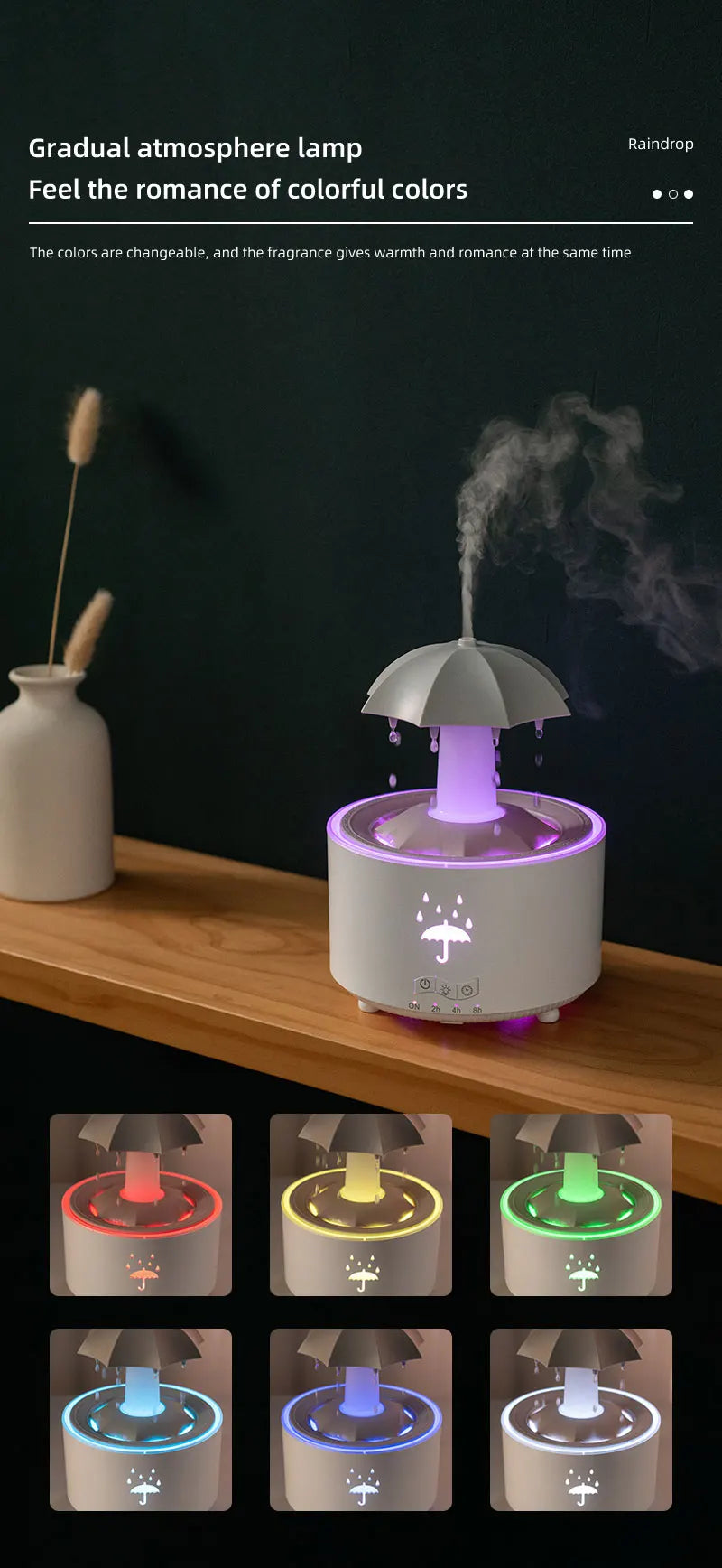 Remote-Control Rain Cloud Diffuser