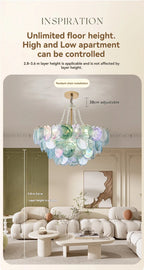Blue Murano Glass Pendant Chandelier