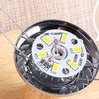 USB Dimmable Fabric Shade Table Lamp