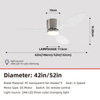 Restaurant Ceiling Fan with Light
