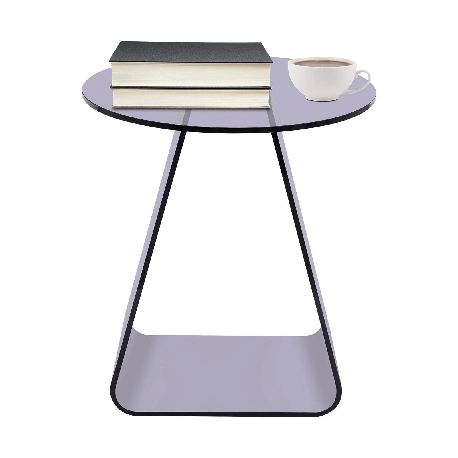 Clear Acrylic Round Side Table