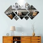 Acrylic Arched Wall Mirror