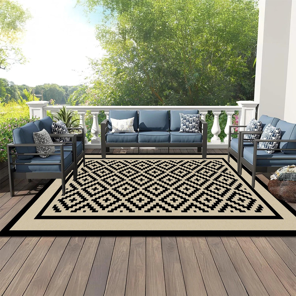 Reversible Woven Patio Rug