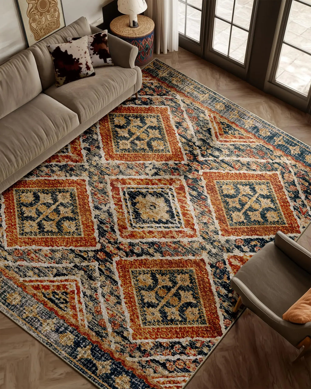 Boho Area Rug