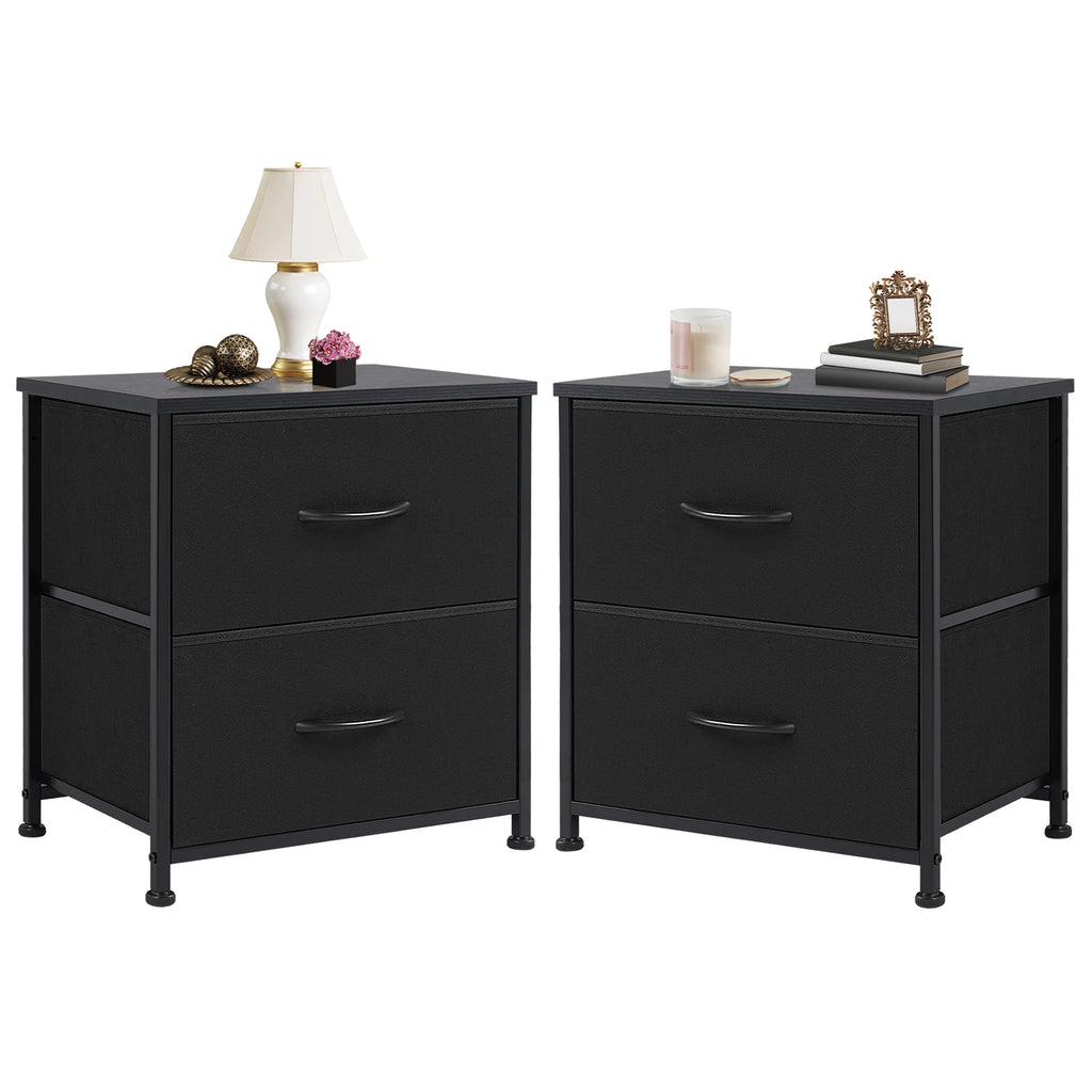 Fabric Drawer Nightstand