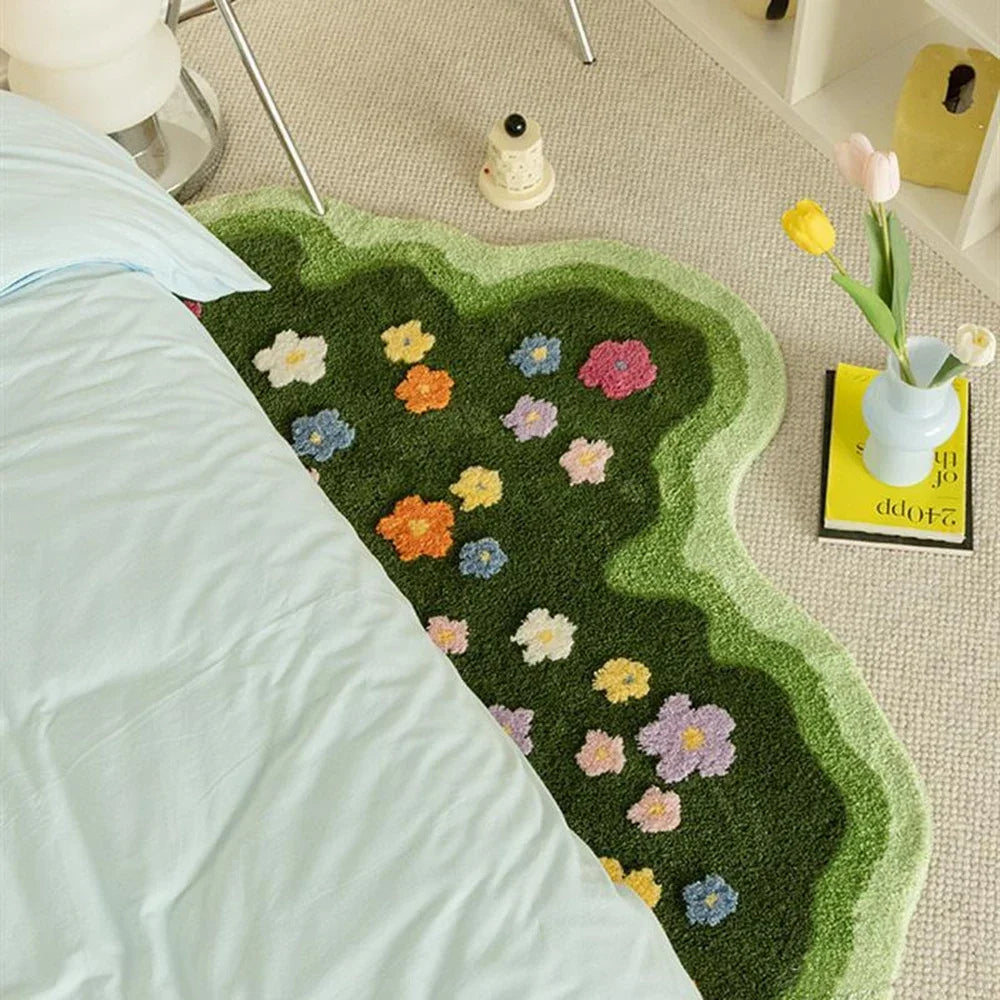 Floral Tufted Accent Rug