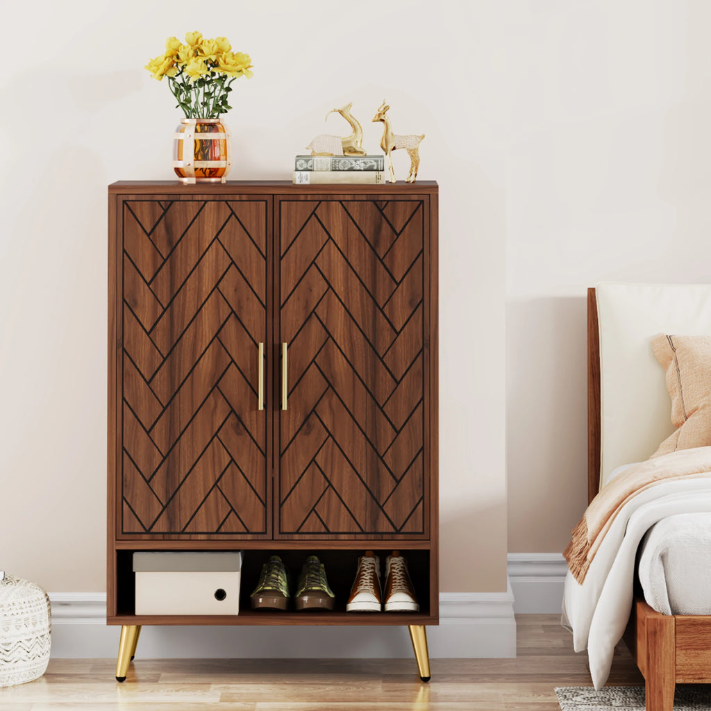 WalnutHaven 6-Tier Shoe Cabinet