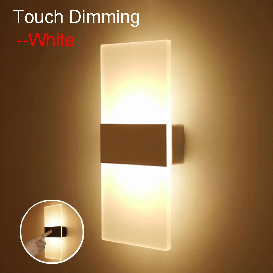 Acrylic Motion-Sensor Wall Light