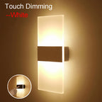 Acrylic Motion-Sensor Wall Light