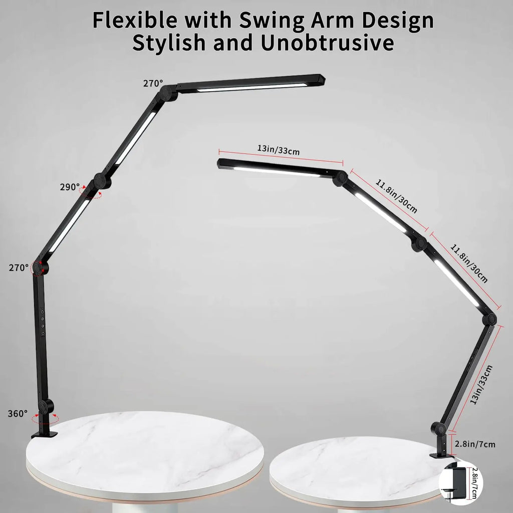 Adjustable Clamp LED Desk Lamp