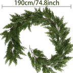6.2-Foot Norfolk Pine Christmas Garland