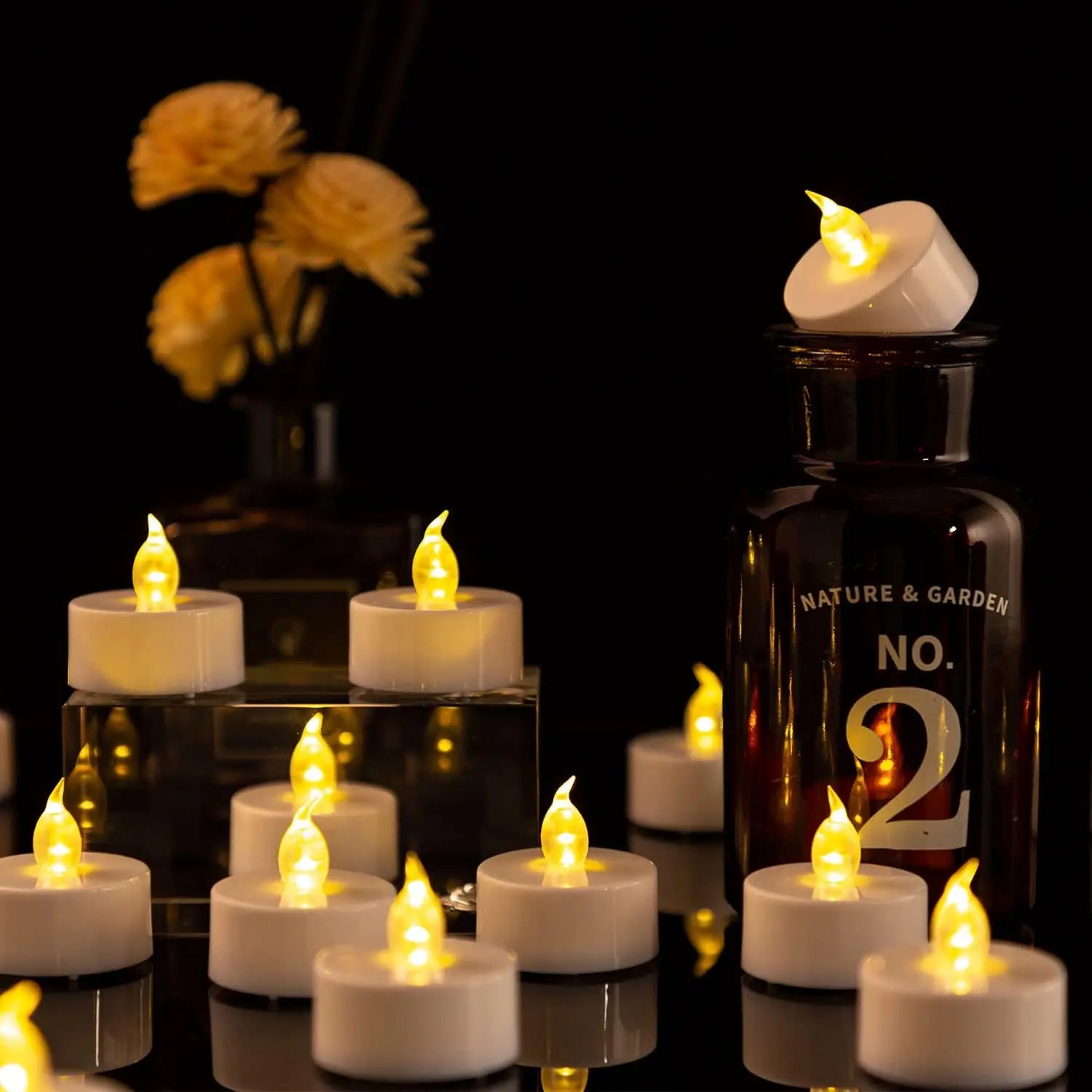 WarmGlow Flameless Candle Set