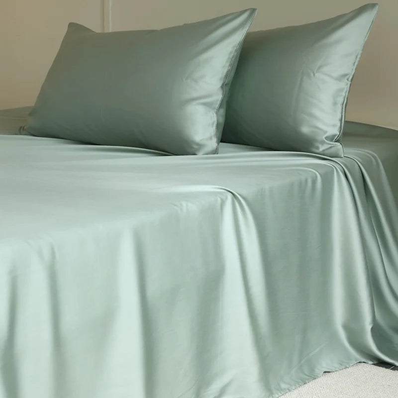100% Silk Bed Sheet Set Luxury Mulberry Silk Bedding Sets Twin Full Double Queen King Size Fitted Sheet Flat Sheet Pillowcase