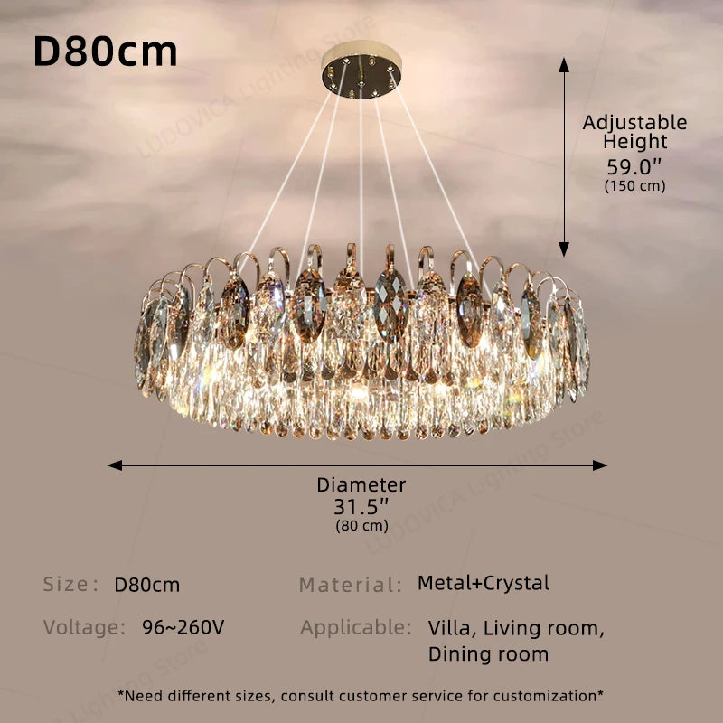 Modern Luxury Crystal Chandelier