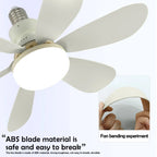 20-40w Smart Remote-Control LED Ceiling Fan with Light