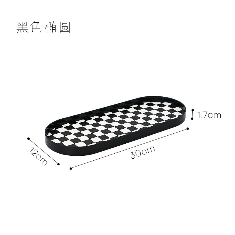Checkerboard Desktop Valet Tray