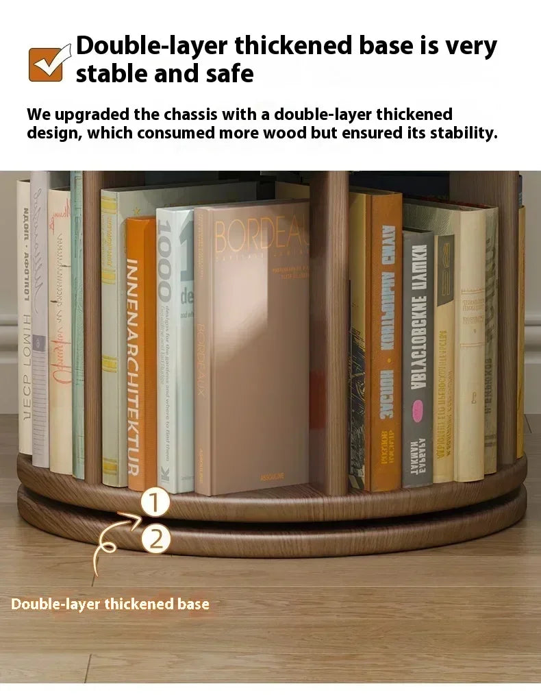 Rotating Tower Bookcase