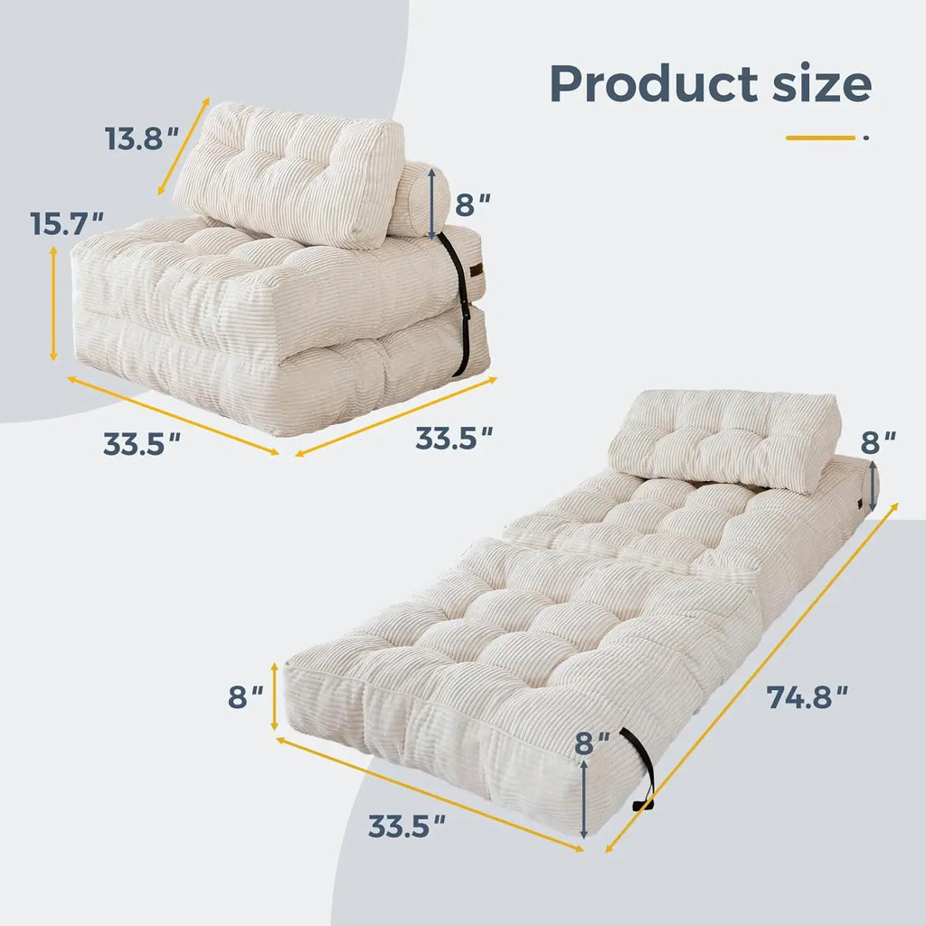 FoldEase Convertible Sleeper Chair