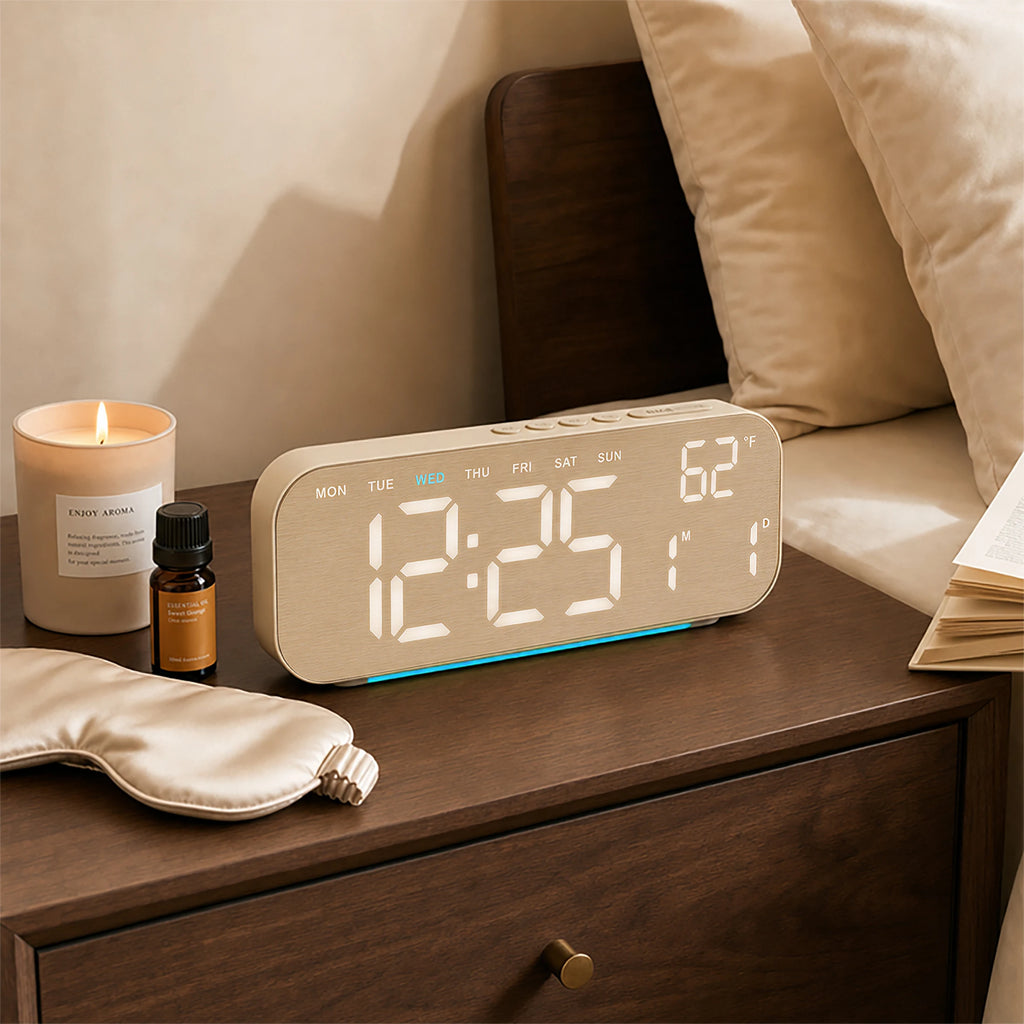 10-Inch Ambient LED Digital Alarm Clock