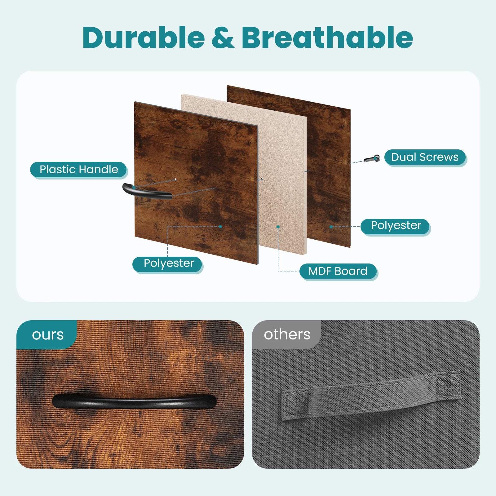 7-Drawer Fabric Dresser