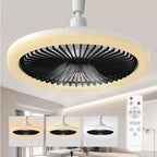 E27 Remote-Control LED Ceiling Fan with Light