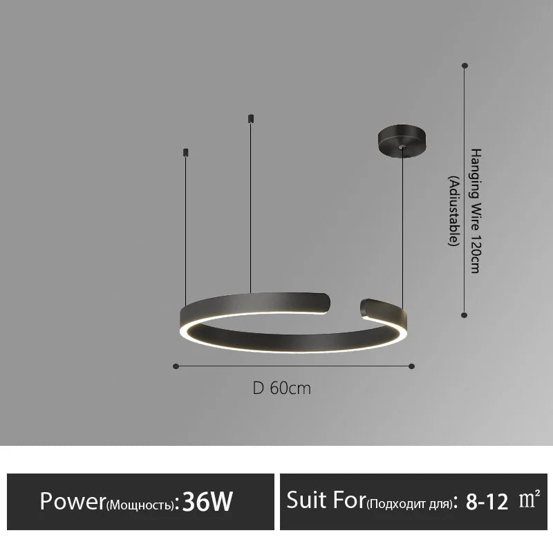 Ring LED Chandelier
