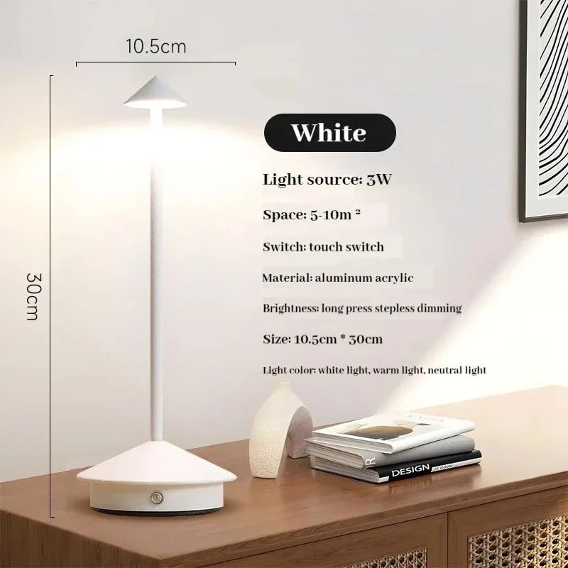 Wireless Rechargeable LED Table Lamp