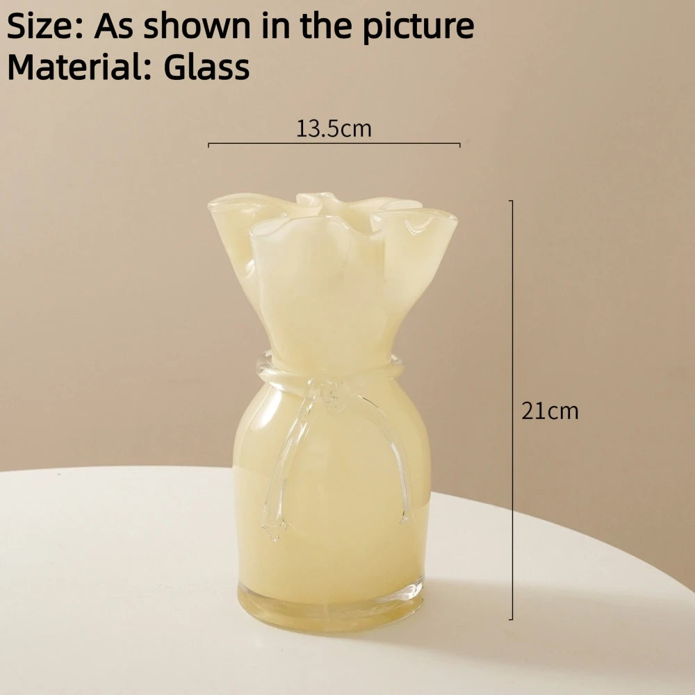 French Minimalist Glass Vase