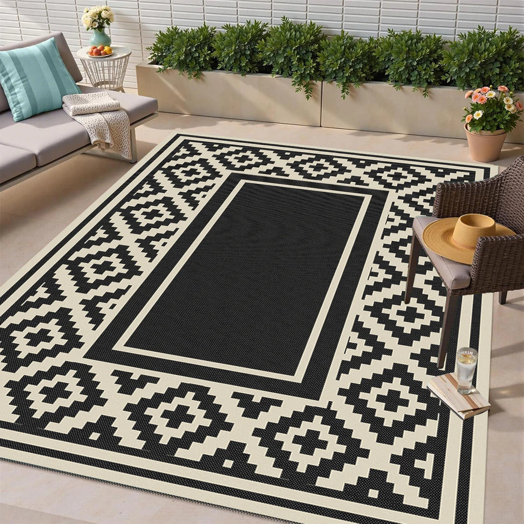 Reversible Woven Patio Rug