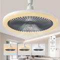 E27 Remote-Control LED Ceiling Fan with Light