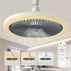 E27 Remote-Control LED Ceiling Fan with Light