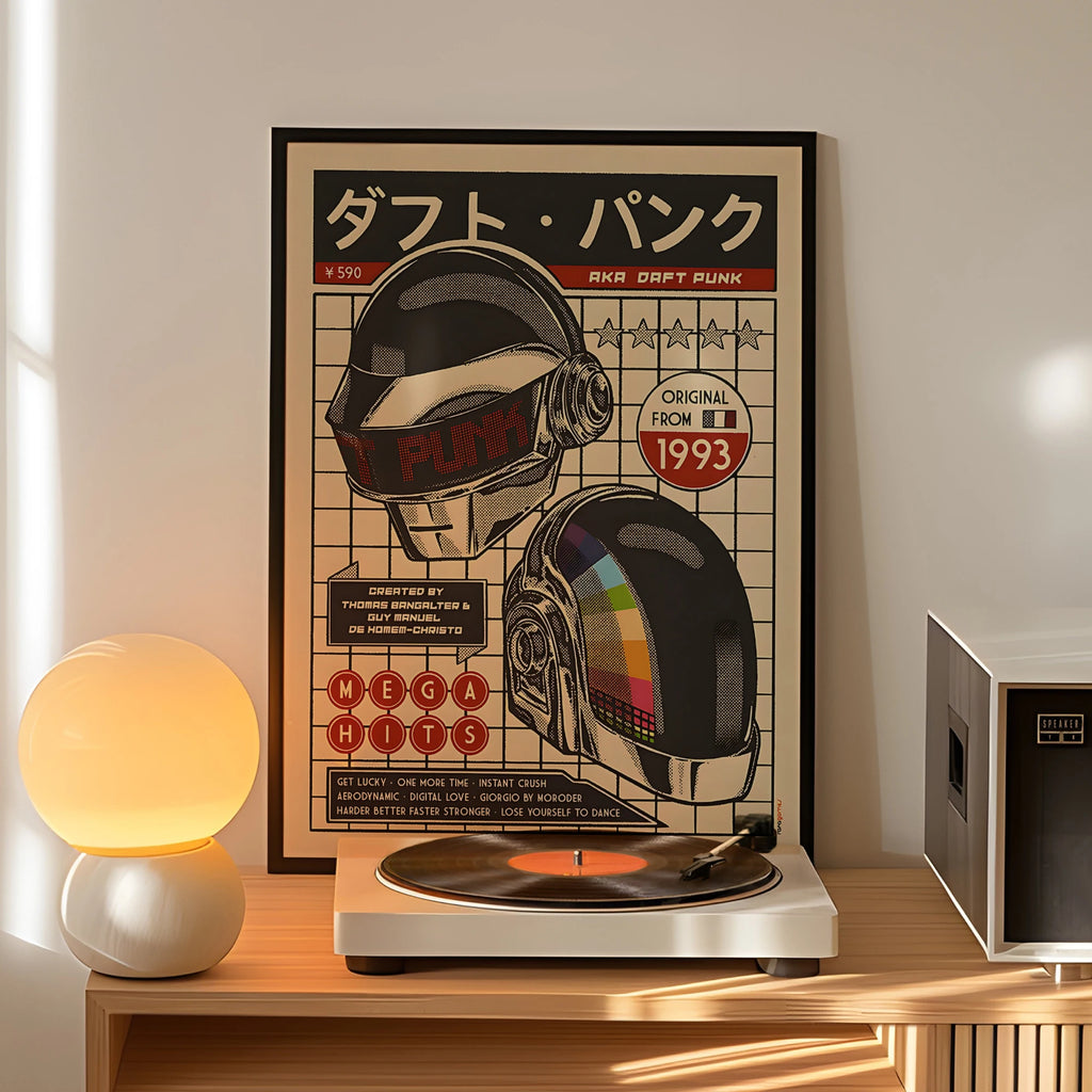 Retro Music Helmet Wall Art — WESTMERE