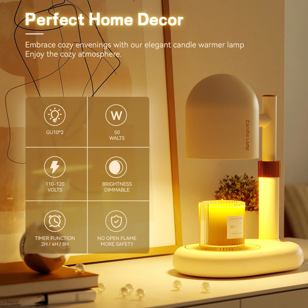 Dimmable Candle Warmer Lamp